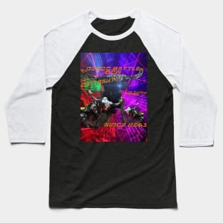 DISCO BATTLE COW - GET REKT! Baseball T-Shirt